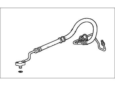 91592-SL0-A51 Acura Clamp, Fuel Tube Illustration 1 of 1