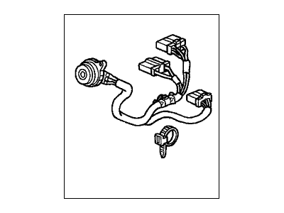 76550-SL5-A01 Acura Rod Unit B Illustration 1 of 1