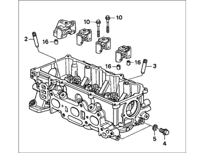 25213-679-900 Acura Hose, Oil Cooler (520) (Meiji) Illustration 1 of 1