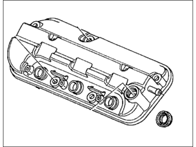 Acura 12310-P8F-A00 Cover, Front Cylinder Head