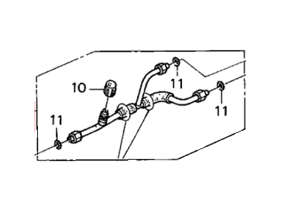 2001 Acura MDX A/C Hose - 80321-S0X-A01