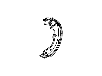 2003 Acura MDX Brake Shoe Set - 43154-S0X-A02