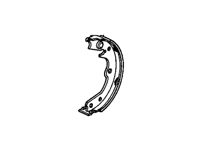 2004 Acura MDX Parking Brake Shoe - 43154-S0X-A02