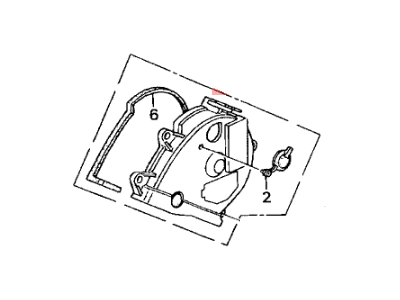 1998 Acura CL Timing Cover - 11820-P8A-A00