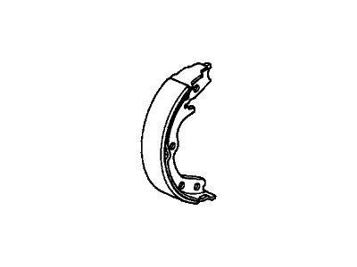 Acura Parking Brake Shoe - 43153-S0X-A02