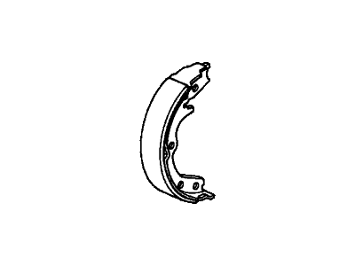 Acura MDX Parking Brake Shoe - 43153-S0X-A02