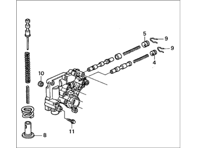 Acura 27200-P7T-000 Body Assembly, Regulator