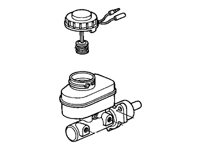 2002 Acura MDX Brake Master Cylinder - 46100-S0X-013