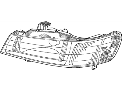 75130-SG0-000 Acura Molding, Front Grille (Lower) Illustration 1 of 1
