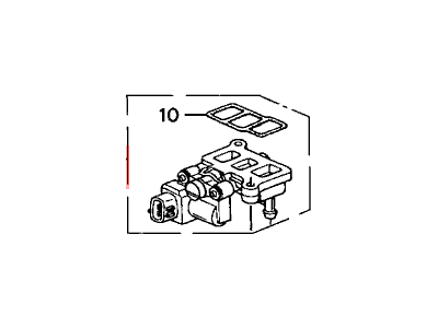 Acura 16022-P8A-A03 Rotary Air Control Valve Set