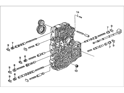 Acura 27000-P7T-000 Body Assembly, Main Valve