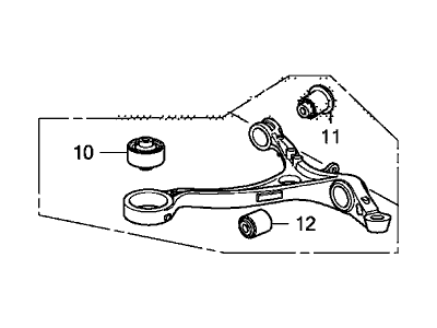 2014 Acura TSX Control Arm - 51350-TA0-A00