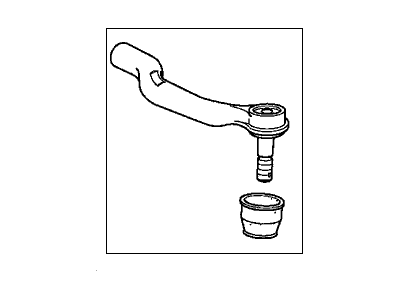 Acura 53540-TA0-A01 Passenger Side Tie Rod End