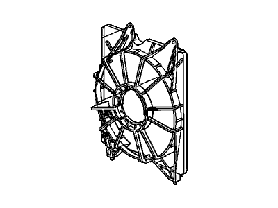 2014 Acura TSX Fan Shroud - 19015-R70-A01