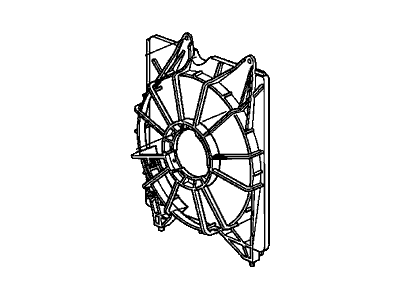 Acura TSX Fan Shroud - 19015-R70-A01