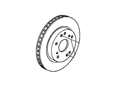 Acura Brake Disc - 45251-TA1-A01