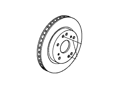 2009 Acura TSX Brake Disc - 45251-TA1-A01