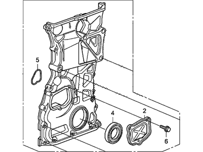 2009 Acura TSX Timing Cover - 11410-R40-A01