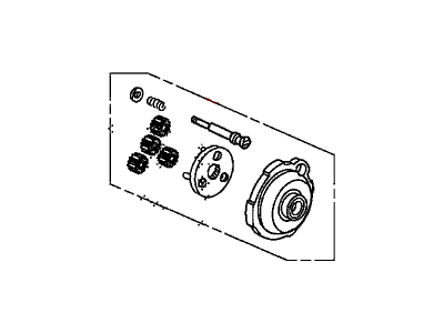 Acura 31220-R40-A01 Gear Set, Reduction