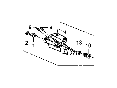 Acura 46930-SWA-G01 Clutch Slave Cylinder Assembly