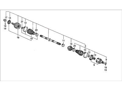 81999-HD86037-S Acura Patch, Small Leather (Charcoal) Illustration 1 of 1