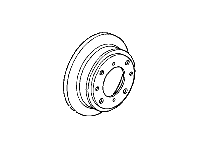 1992 Acura Integra Brake Disc - 42510-SR3-A11