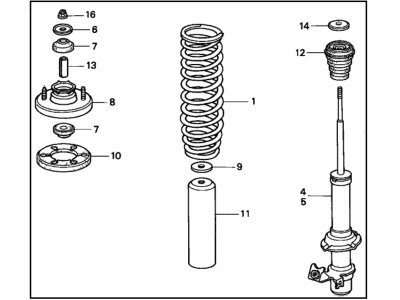 84681-SW5-000ZA Acura Garnish, Front Trunk (Gray Eleven) Illustration 1 of 1