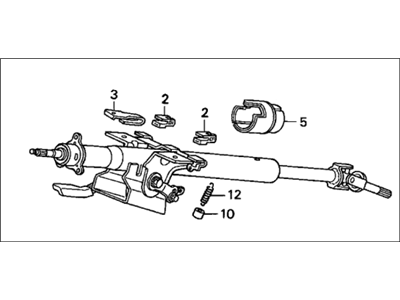 Acura 90689-SB0-003 Clip, Seal Rubber 90689-SB0-003 Acura Clip, Seal Rubber Illustration 1 of 1