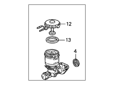 83253-SP0-A00ZC Acura Cap, Center Visor (Coast Sand) Illustration 1 of 1