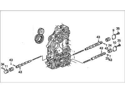 63916-SH3-000 Acura Seal, Fuel Lid Hinge Illustration 1 of 1