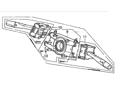 Acura 35250-SR3-A22 Switch Assembly, Combination