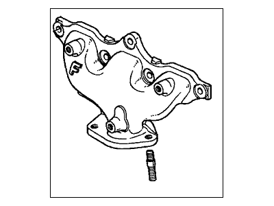 2001 Acura CL Exhaust Manifold - 18000-P8E-L00