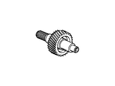 Acura 29021-PGV-000 Shaft, Transfer Driven Gear