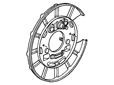 Acura Brake Backing Plate - 43120-S3V-A01