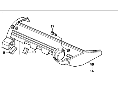 Acura 17122-PGK-A01 Cover Assembly B, Intake Manifold