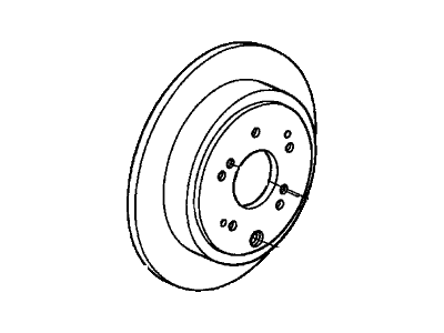 Acura 42510-S3V-A01 Rear Brake Disk