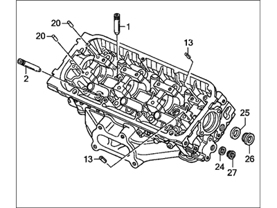 Acura MDX Cylinder Head - 12300-RDJ-305