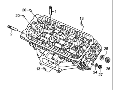 2006 Acura MDX Cylinder Head - 12300-RDJ-305