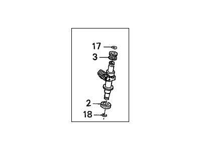 Acura 06164-P8E-A00 Fuel Injector Set