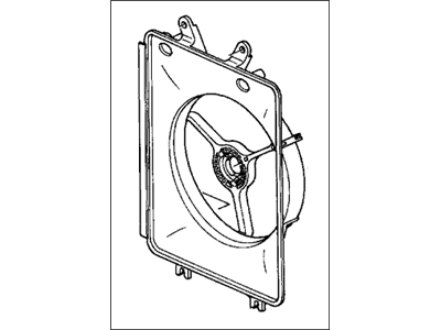 2005 Acura MDX Fan Shroud - 38615-RDJ-A00