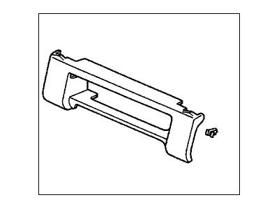 Acura 81595-S3V-A01ZC Cover, Left Front Seat Riser (Saddle) (Front )