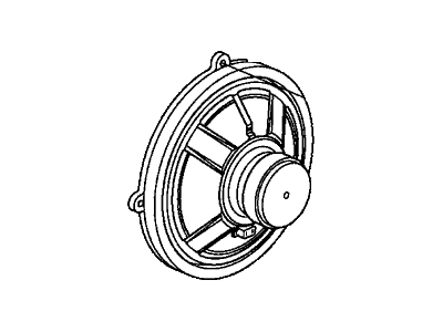 2005 Acura MDX Speaker - 39120-S3V-A21