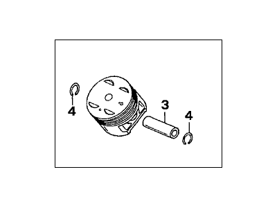 Acura Pistons - 13030-RGL-A00