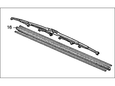 Acura 76620-S3V-A11 Windshield Wiper Blade (600Mm)