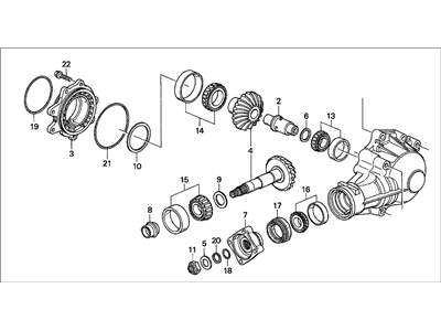 Acura Transfer Case - 29000-PGH-010