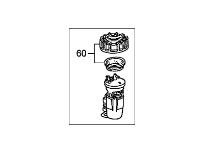 Acura 17045-S3V-A00 Fuel Pump Module Assembly