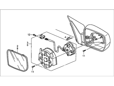 91593-TZ5-A51 Acura Clamp C, Fuel Pipe Illustration 1 of 1
