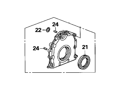 Acura 11300-RCA-A00 Oil Seal Case Assembly