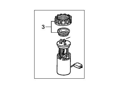 2006 Acura MDX Fuel Pump - 17045-S9V-A00