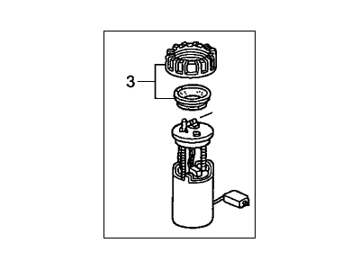 Acura 17045-S9V-A00 Fuel Pump Module Assembly